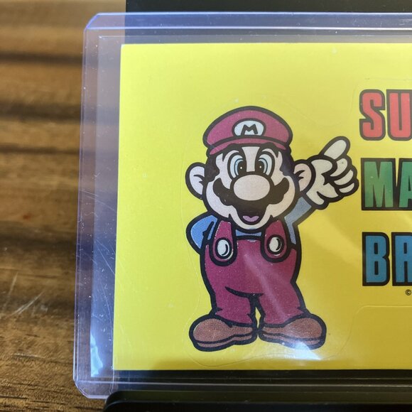 1989 Topps Nintendo Game Packs Super Mario Bros Sticker #11 - Picture 2 of 7